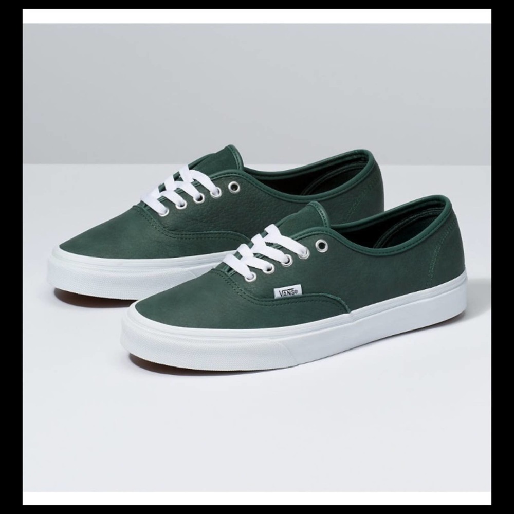Vans Authentic Grain Leather Trekking Green